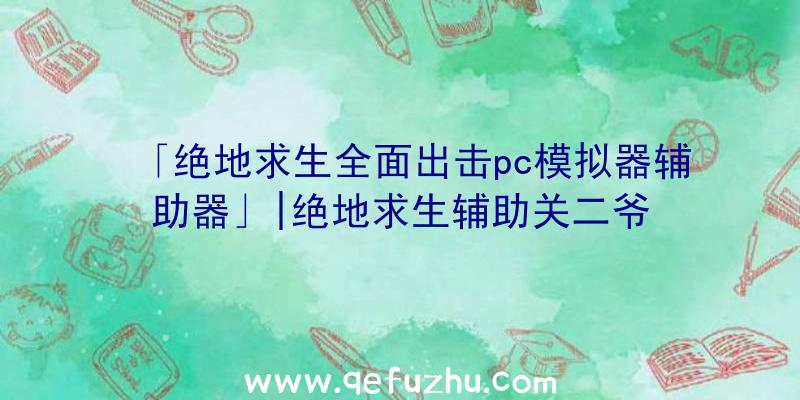 「绝地求生全面出击pc模拟器辅助器」|绝地求生辅助关二爷